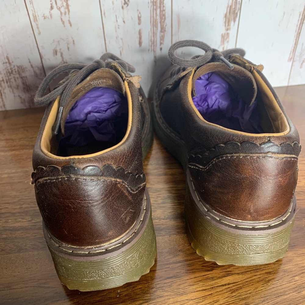 Dr. Martens Docs Vintage Leather Chunky Shoes Sz 6 - Picture 4 of 6
